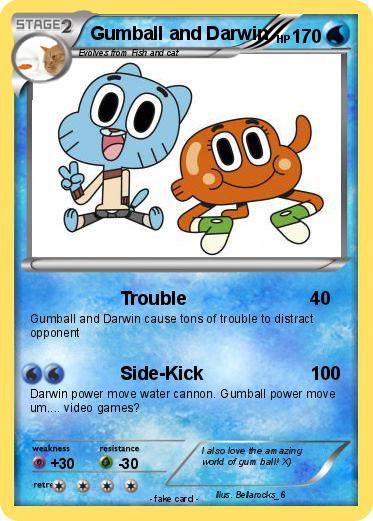Pokemon Gumball and Darwin