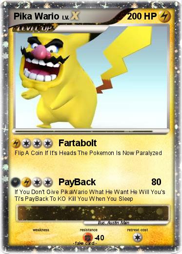 Pokemon Pika Wario