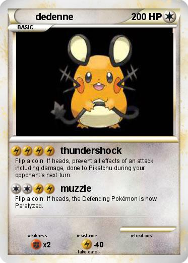 Pokemon dedenne