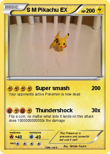Pokemon S M Pikachu EX