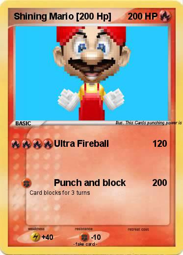 Pokemon Shining Mario [200 Hp]