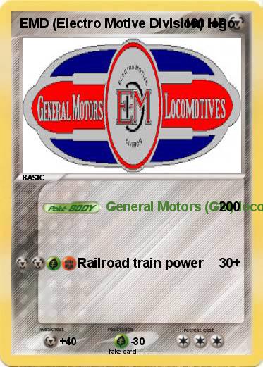 Pokemon EMD (Electro Motive Division) logo