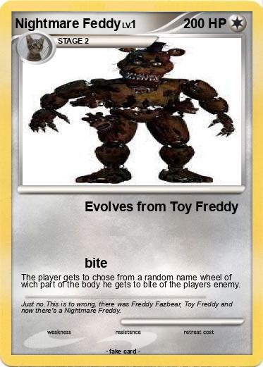 Pokemon Nightmare Feddy