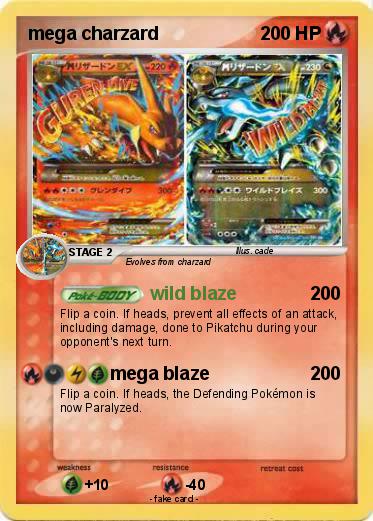 Pokemon mega charzard