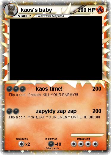 Pokemon kaos's baby