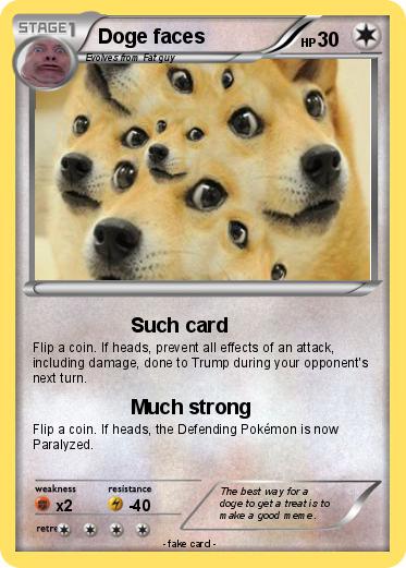 Pokemon Doge faces