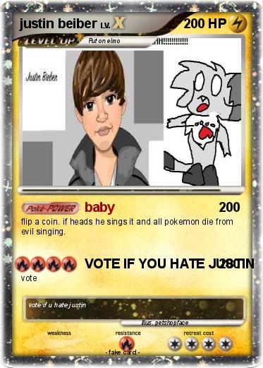 Pokemon justin beiber