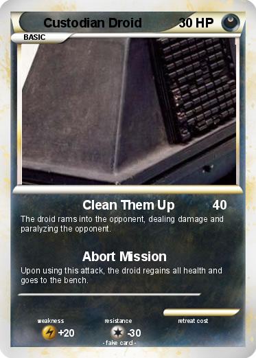 Pokemon Custodian Droid
