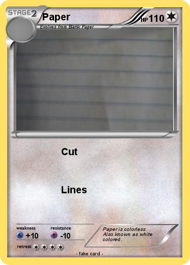 Pokemon Paper