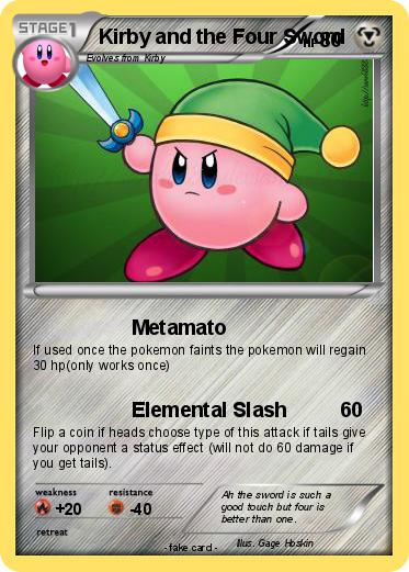 Pokemon Kirby and the Four Sword