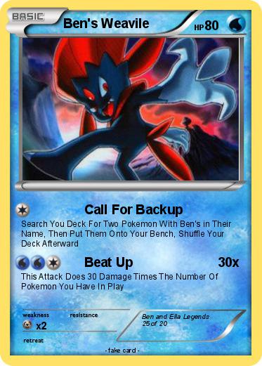 Pokemon Ben's Weavile