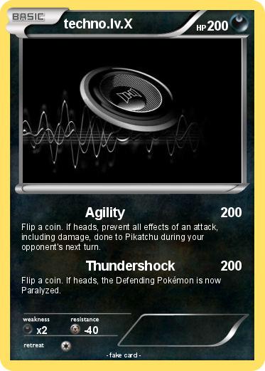 Pokemon techno.lv.X
