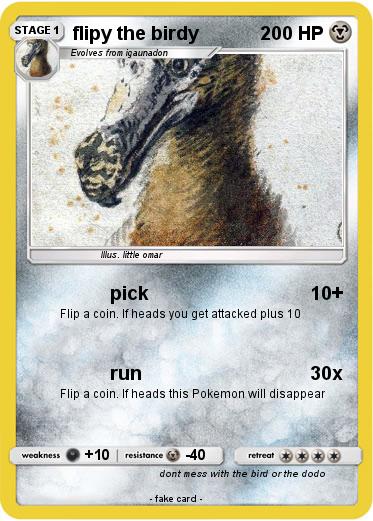 Pokemon flipy the birdy