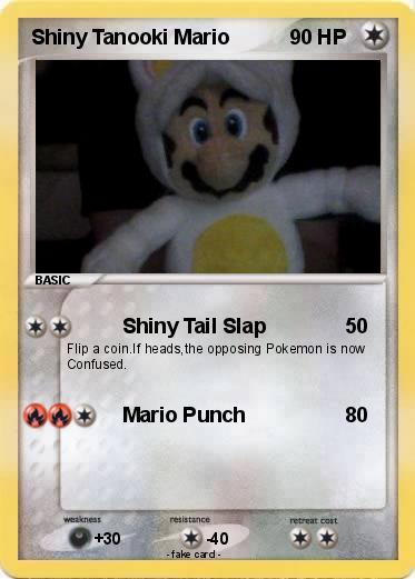 Pokemon Shiny Tanooki Mario