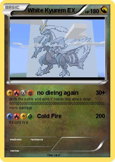 Pokemon White Kyurem EX