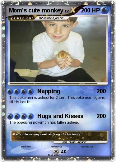 Pokemon Mom's cute monkey