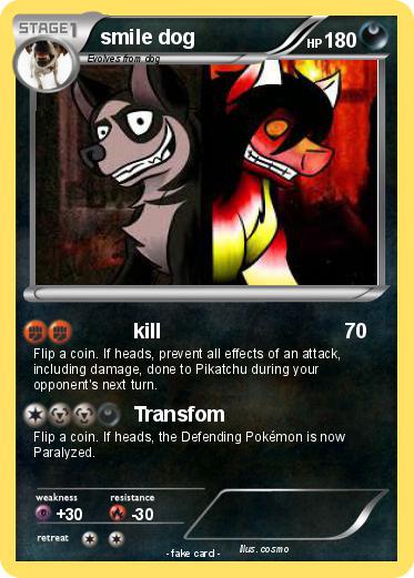 Pokemon smile dog
