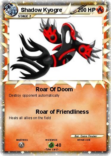 Pokemon Shadow Kyogre