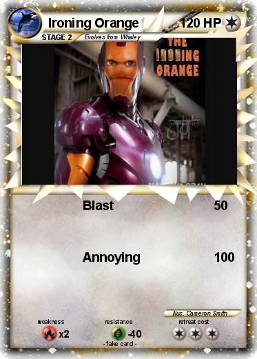 Pokemon Ironing Orange