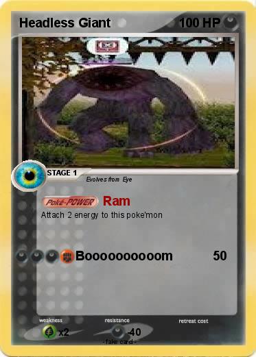 Pokemon Headless Giant