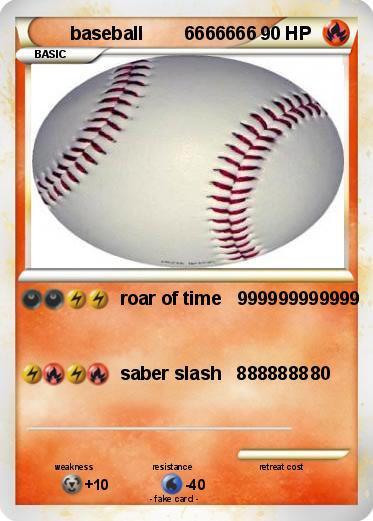 Pokemon baseball        6666666