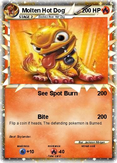 Pokemon Molten Hot Dog