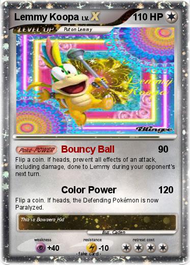 Pokemon Lemmy Koopa