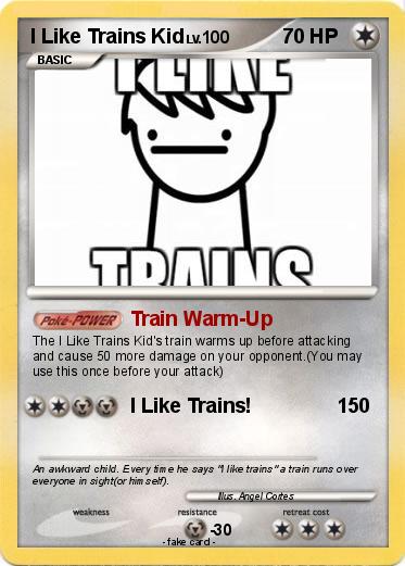 Pokemon I Like Trains Kid
