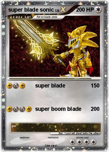 Pokemon super blade sonic