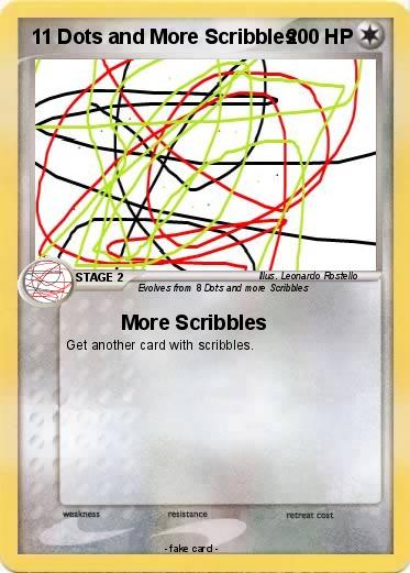 Pokemon 11 Dots and More Scribbles