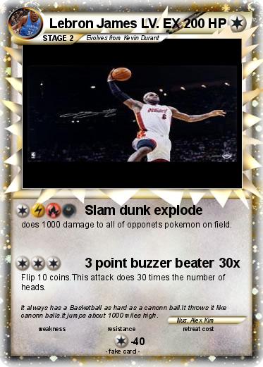 lebron james pokemon card Lebron James Pokemon Card : r/lebron