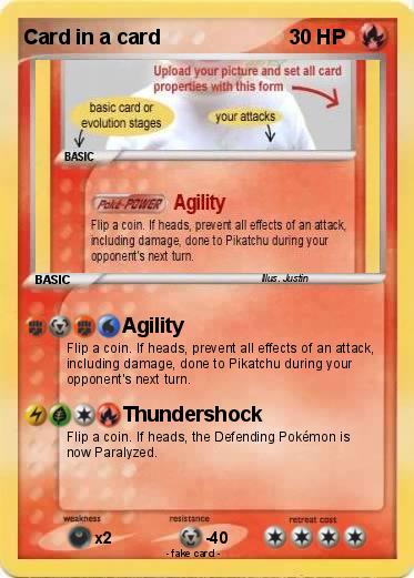 Pokemon Card in a card
