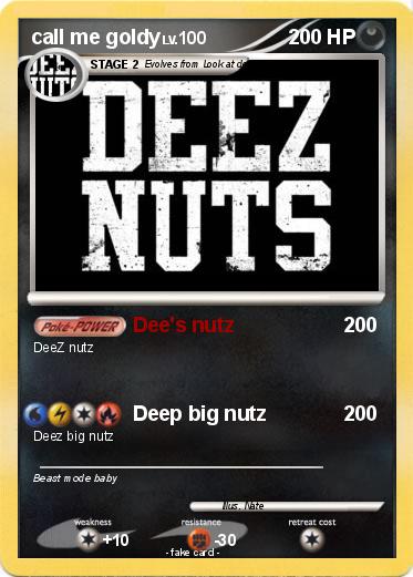 Pokemon call me goldy