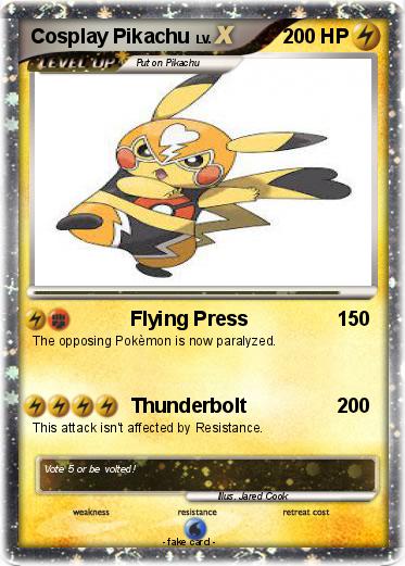 Pokemon Cosplay Pikachu