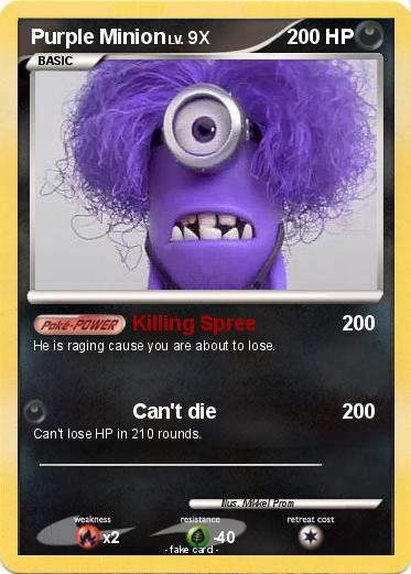 Pokemon Purple Minion