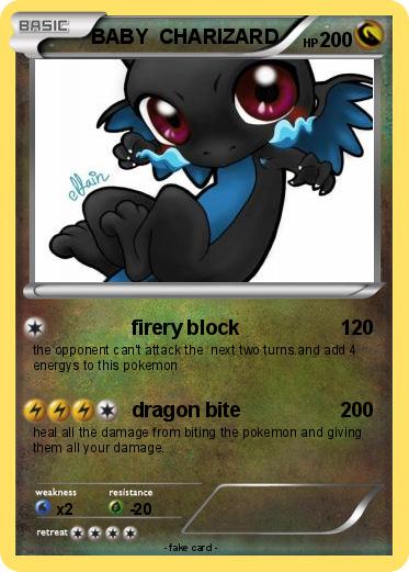 Pokemon BABY  CHARIZARD