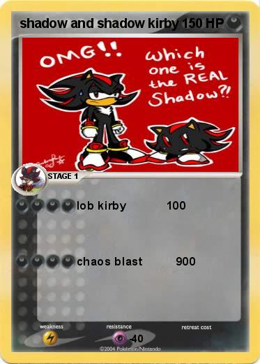 Pokemon shadow and shadow kirby 