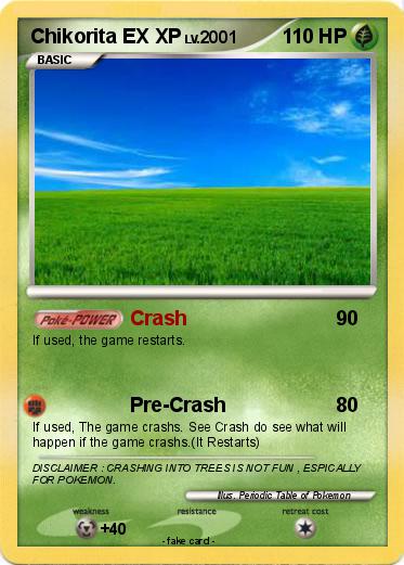 Pokemon Chikorita EX XP
