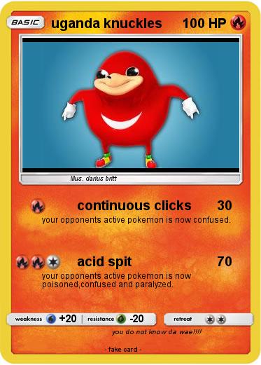Pokemon uganda knuckles