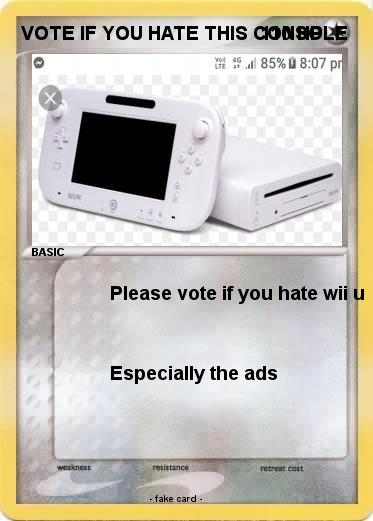 Pokemon VOTE IF YOU HATE THIS CONSOLE