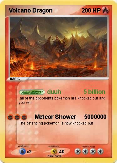 Pokemon Volcano Dragon