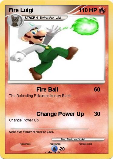 Pokemon Fire Luigi