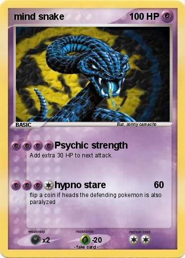 Pokemon mind snake