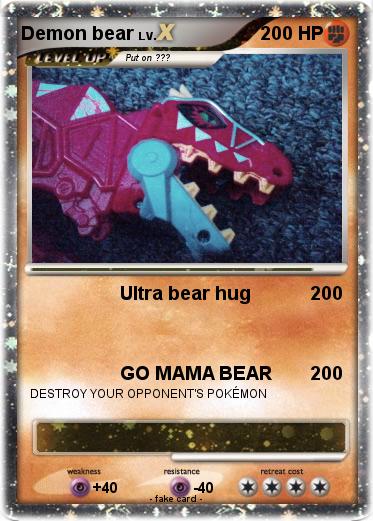 Pokemon Demon bear