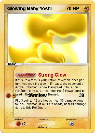 Pokemon Glowing Baby Yoshi