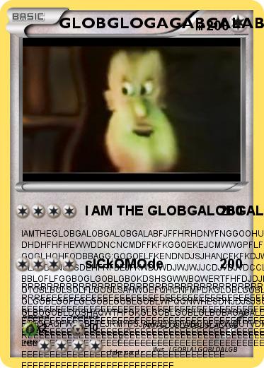 Pokemon GLOBGLOGAGABGALAB
