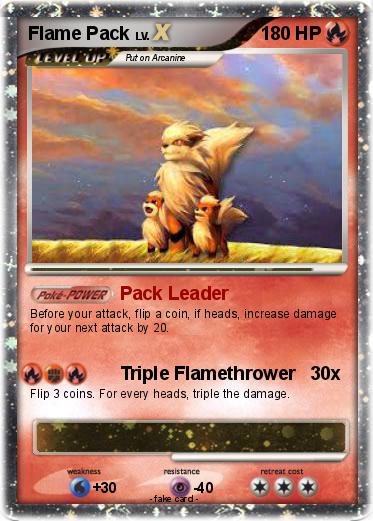 Pokemon Flame Pack
