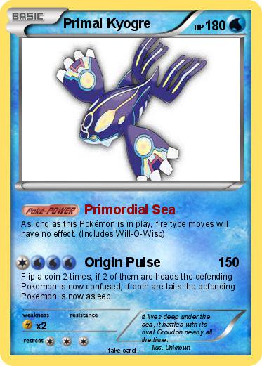 Pokemon Primal Kyogre