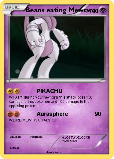Pokemon Beans eating Mewtwo