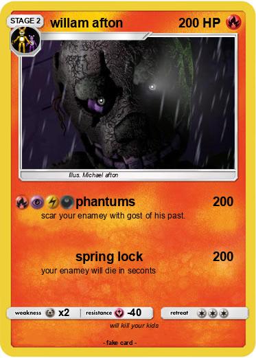 Pokemon willam afton